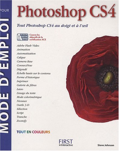 MODE D'EMPLOI PHOTOSHOP CS4 9782754012331