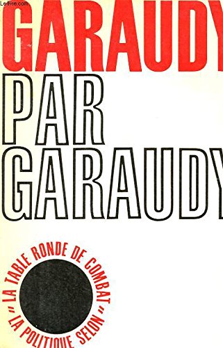 Garaudy par Garaudy 9782710322139