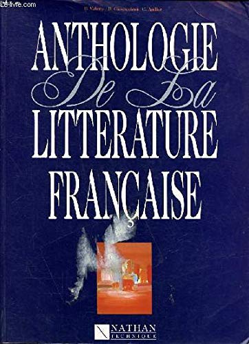 Anthologie de la littérature française 9782091855929