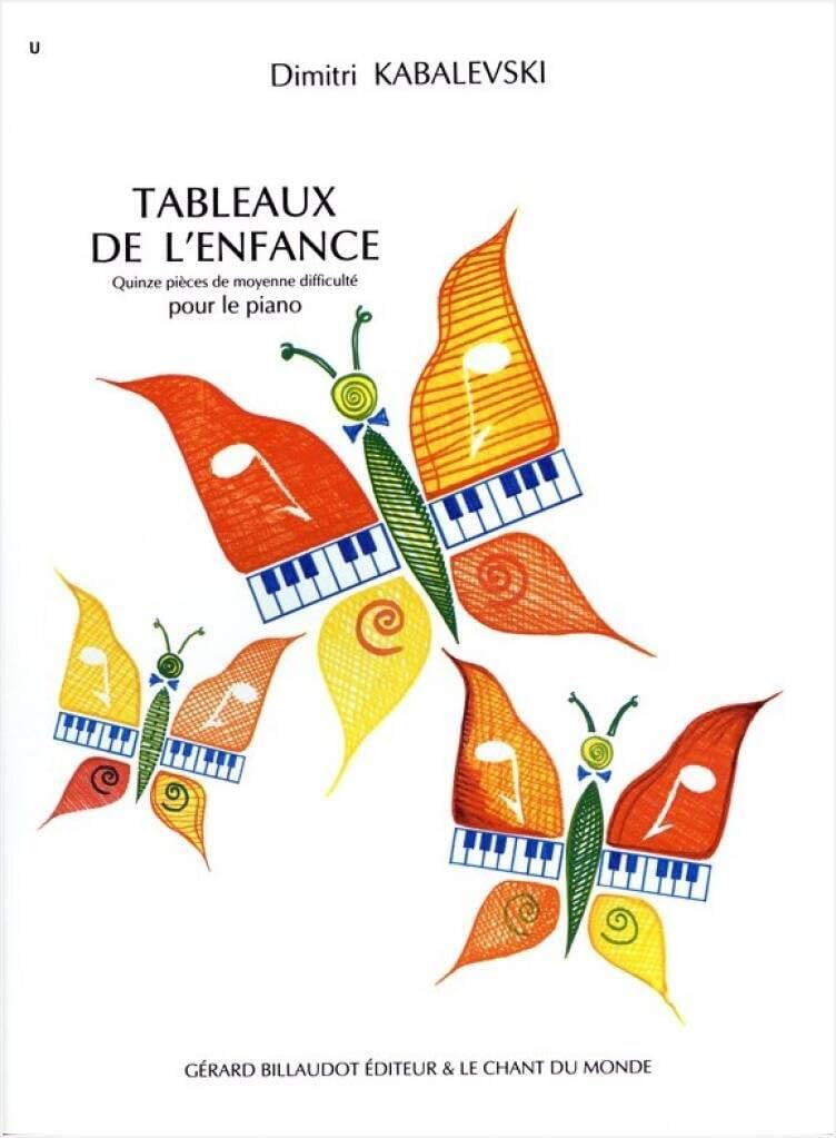 Dmitri kabalevsky : tableaux de l'enfance op. 27 - piano 9790201641539