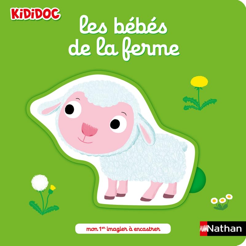 Les bébés de la ferme - Mon imagier à encastrements - Kididoc dès 1 an (1) 9782092587904
