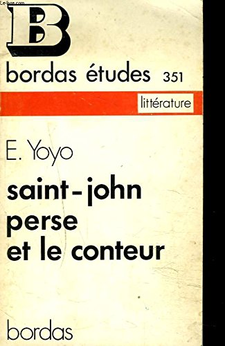 Saint-john perse et le conteur 9782040096335
