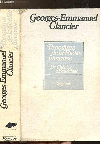 Panorama poésie française, tome1 (ancienne édition) 9782221010662