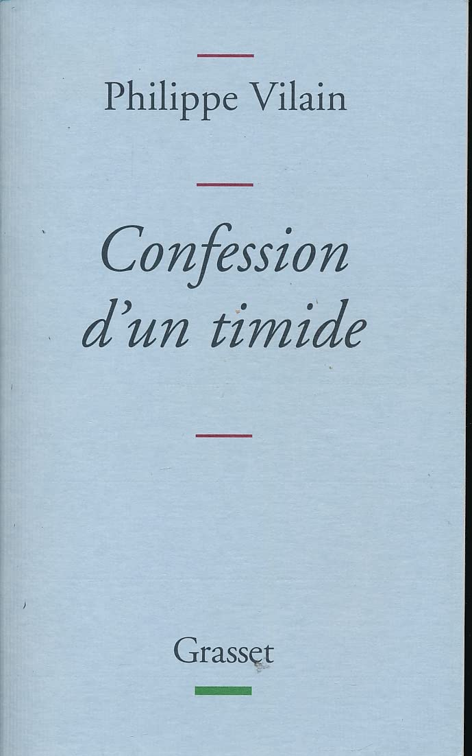 Confession d'un timide 9782246741015
