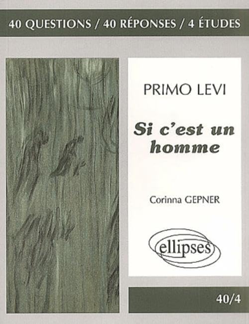 Primo Levi, Si c'est un homme 9782729808297