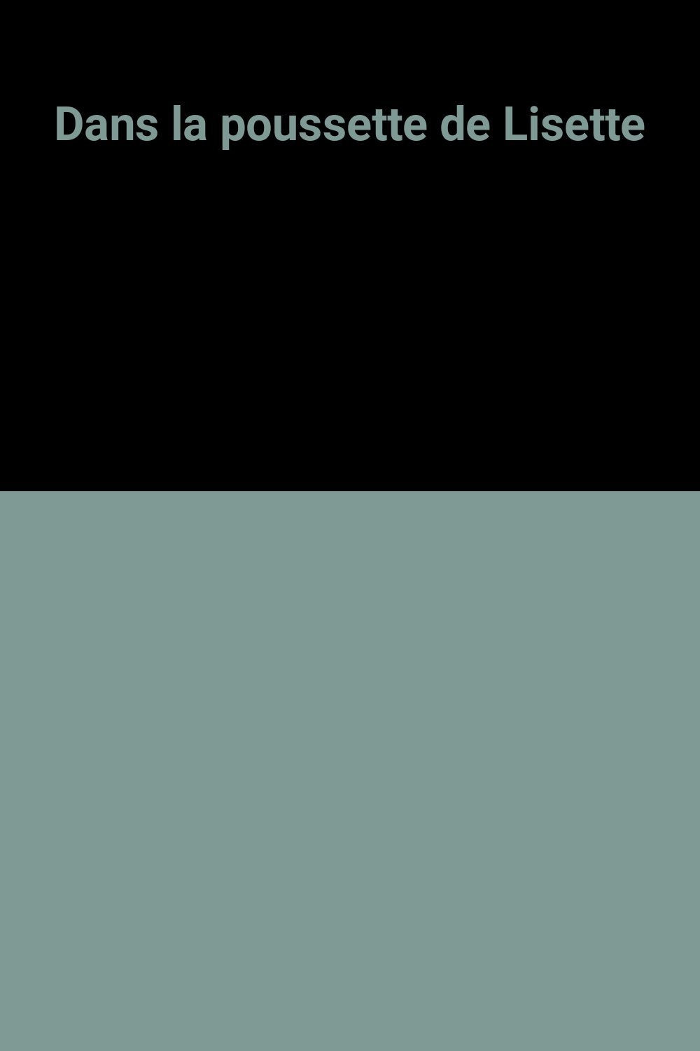 Dans la poussette de Lisette 9782211096041
