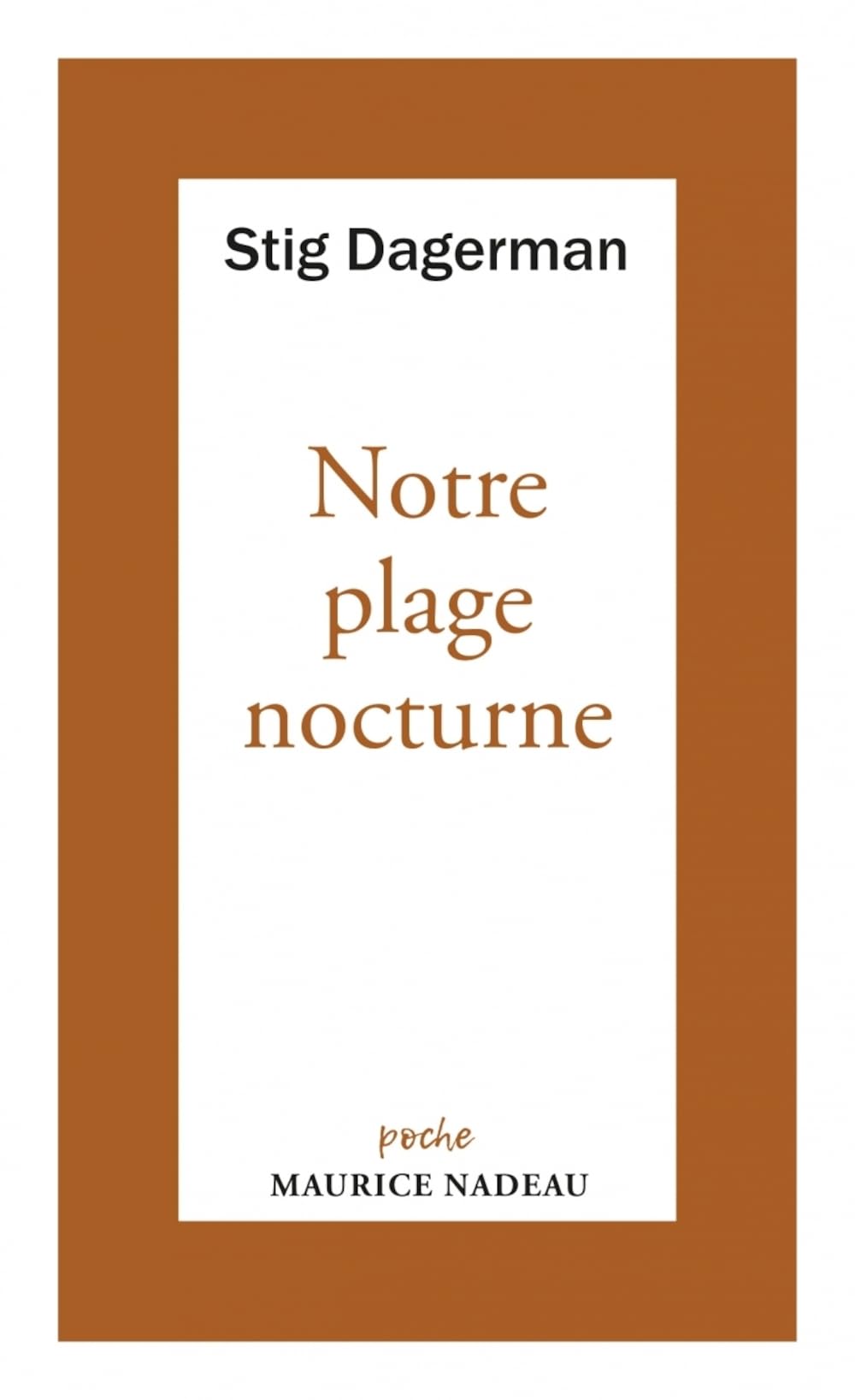 Notre plage nocturne 9782862315744