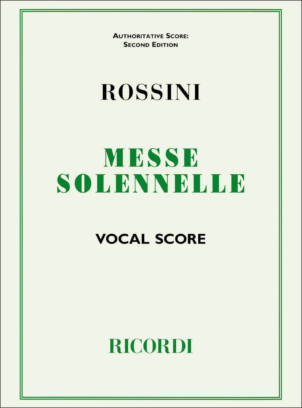 Messe solennelle (Latin) - Cht/Po 9790570021024