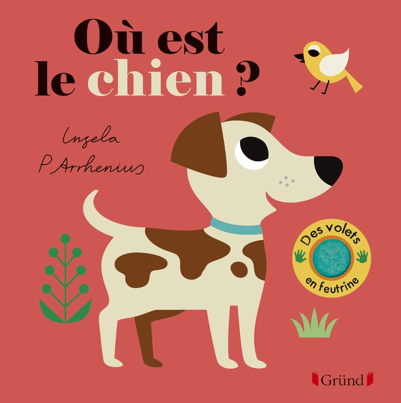 Où est le chien ? – Livre à rabats en feutrine et miroir – À partir de 6 mois 9782324026690
