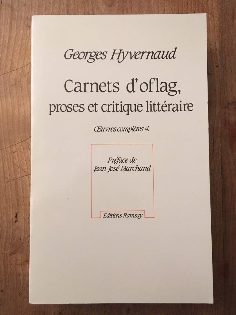 Carnets d'oflag proses et critique litteraire 9782859565619