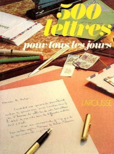 500 Lettres Pour Tous Les Jours 9782035071088