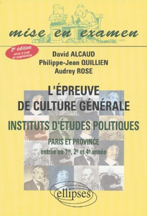 L'épreuve de culture générale: IEP de Paris et province (entrée en 1e, 2e et 4e année) 9782729819286