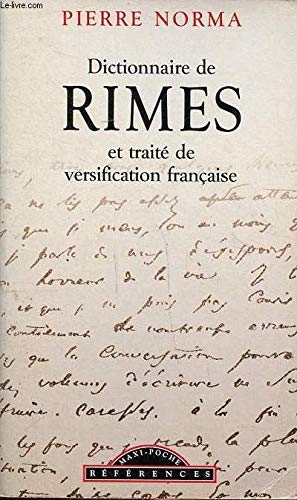 Dictionnaire de rimes et traité de versification française 9782743421427