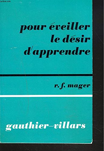 Pour éveiller le désir d'apprendre 9782040198398