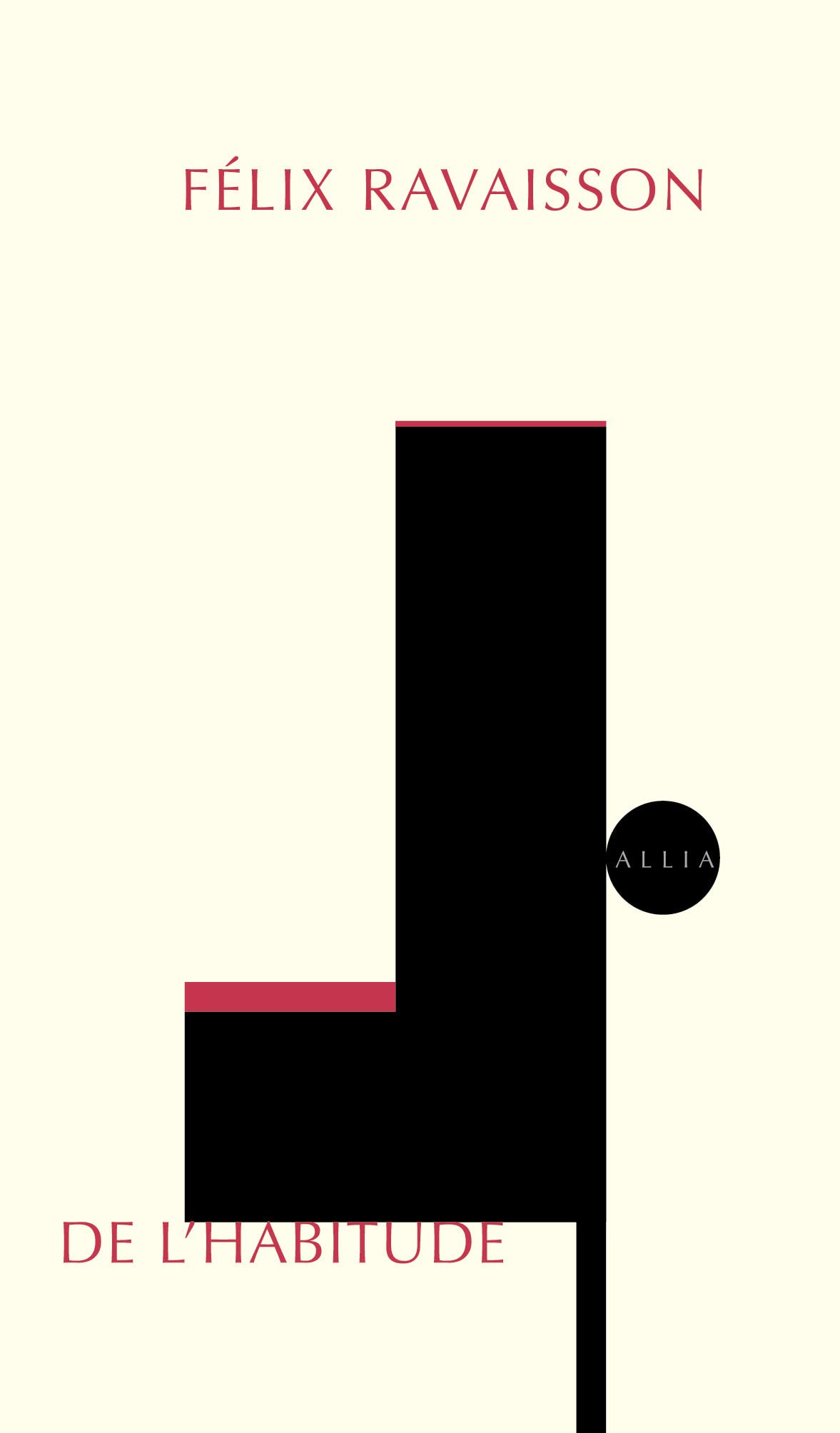 De l'habitude 9782844852366