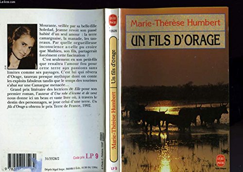 Un fils d'orage 9782253135289