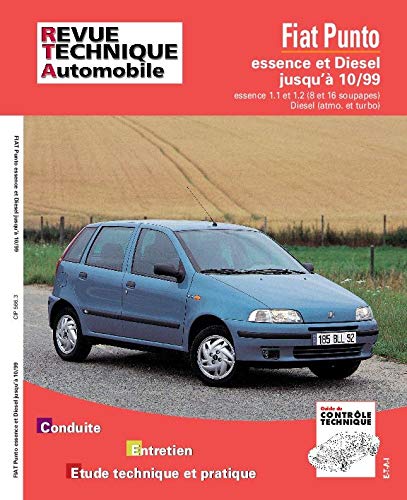 E.T.A.I - Revue Technique Automobile 566.3 - FIAT PUNTO I - 1993 à 1999 Collectif 9782726856611
