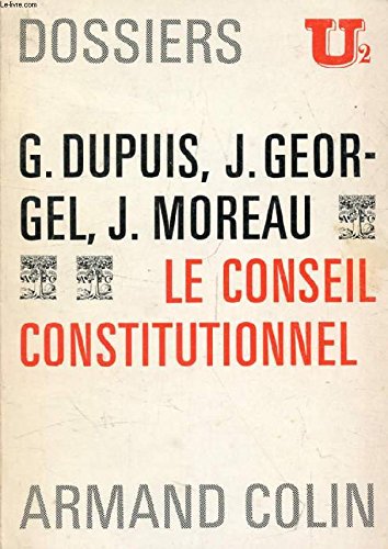 Le Conseil constitutionnel 9782707605801