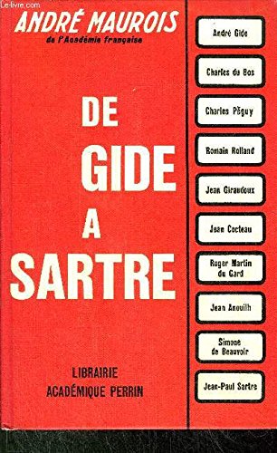 DE GIDE A SARTRE 