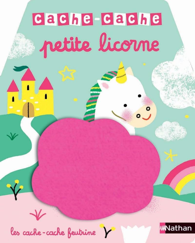 Cache-cache petite licorne - Livre matière - éveil - Dès 6 mois 9782092592144