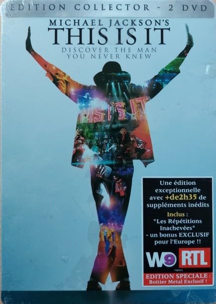Michael Jackson : This Is It / Steelbook Edition Collector 2 DVD (Boitier Métal) [DVD] 