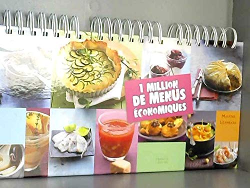 1 Millions de Menus Économiques 9782298047950