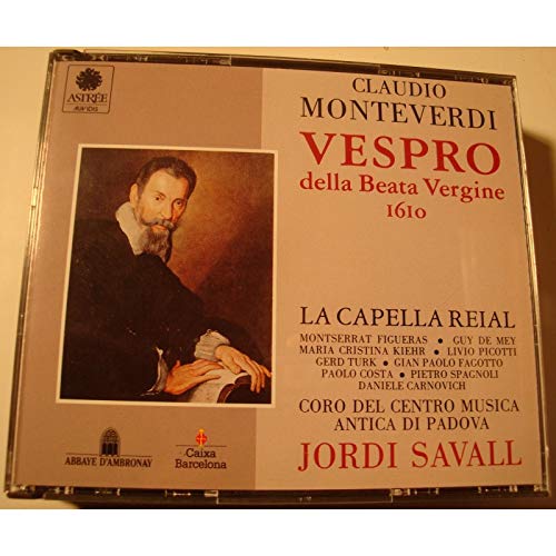 Monteverdi : Vespro Della Beata Vergine, 1610 3298490087190