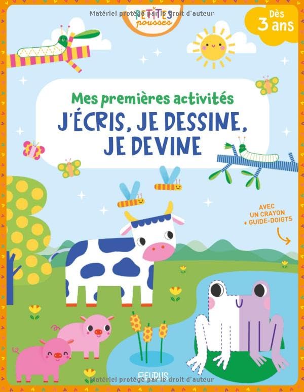 Mes premières activités - J'écris, je dessine, je devine 9782215193685