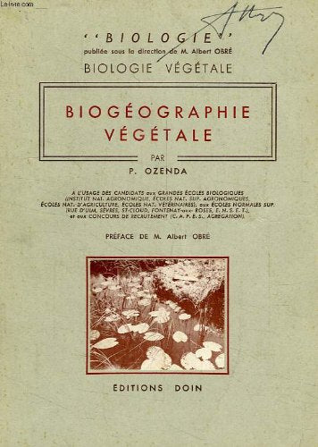 BIOGEOGRAPHIE VEGETALE 