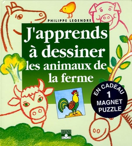 Les animaux de la ferme: Avec un magnet puzzle 9782215073550