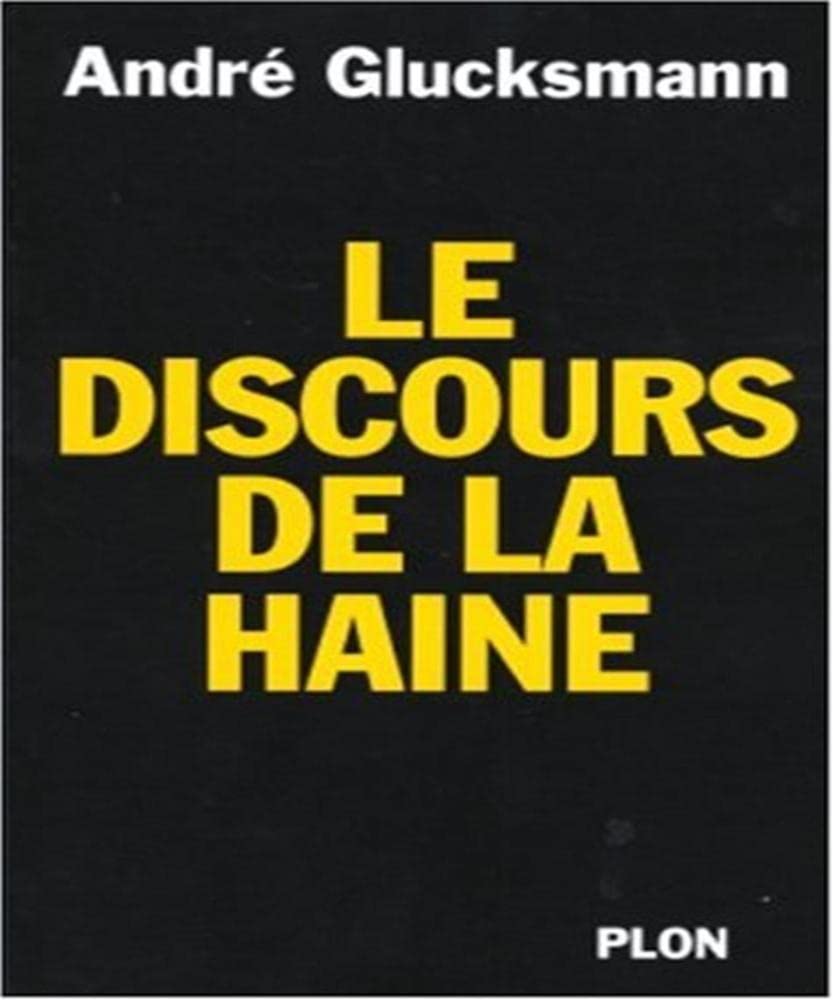 Le discours de la haine 9782259200608
