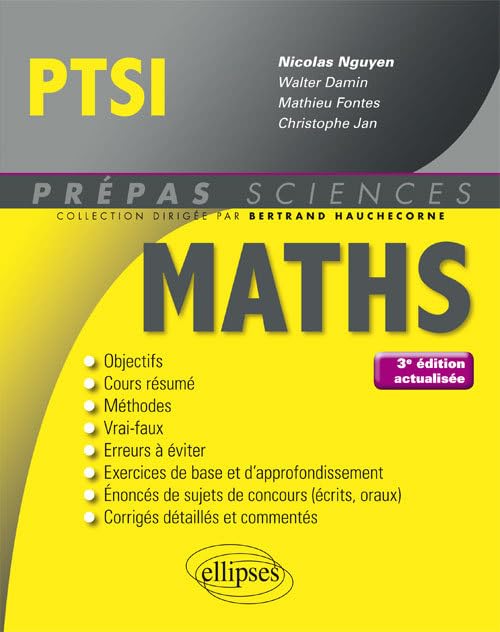 Mathématiques PTSI - 3e édition actualisée 9782340018693