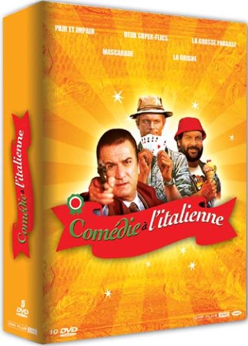 coffret comédie a l'italienne : pair et impair ; 2 super flics ; la grosse pagaille ; mascarade ; la guigne 3760063956191