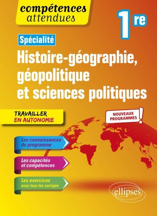 Histoire-géographie, géopolitique et sciences politiques - Première - nouveaux programmes 9782340031203