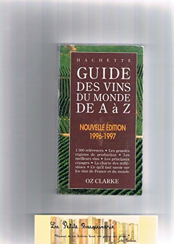 Guide des vins du monde de A à Z 9782012361072