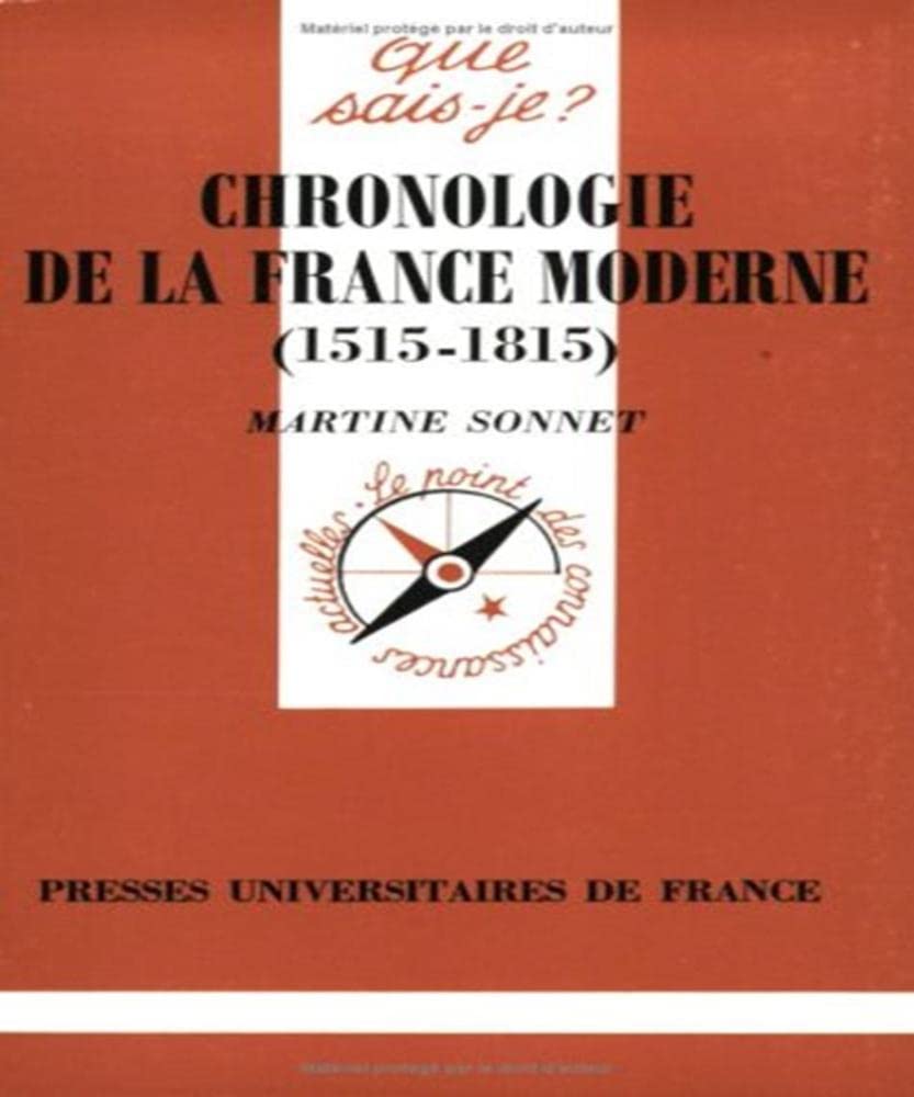 1515-1815 Chronologie de la France moderne 9782130479352