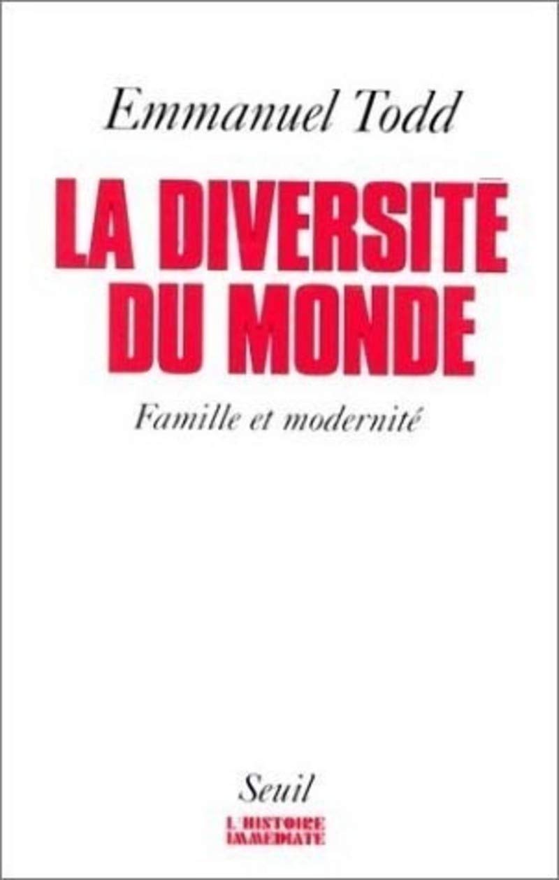 La Diversité du monde : Famille et modernité 9782020194662