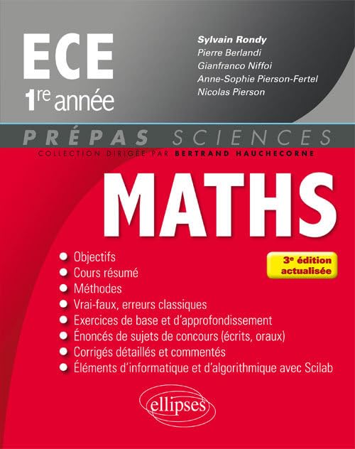 Mathématiques ECE 1re année 9782340016446