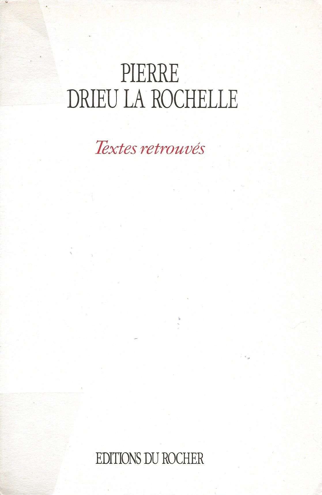 Textes retrouvés 9782268012834