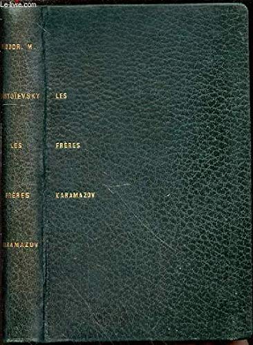LES FRERES KARAMAZOV - INTRODUCTION DE BORIS DE SCHLOEZER / COLLECTION "LES PORTIQUES" N°8. 