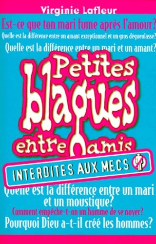 Petites blagues entre amis interdites aux nanas 9782876914551