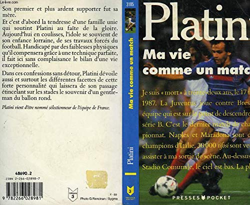 Ma vie comme un match 9782266028981