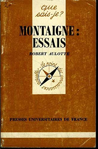 Montaigne : essais 9782130419884
