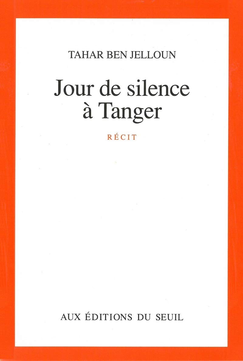 Jour de silence à Tanger 9782020107082