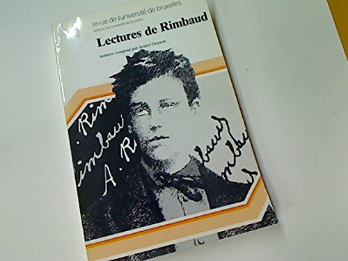 Lectures de Rimbaud: Revue de l'Universite de Bruxelles: 1982/1-2 