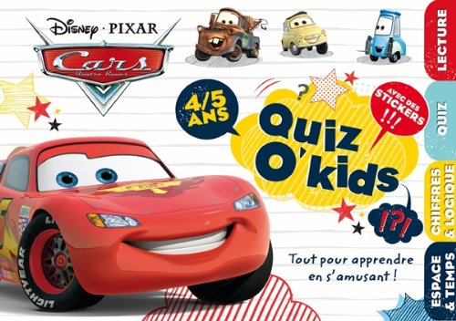 Quiz o'kids cars 4/5 ans: Tout pour apprendre en s'amusant 9782014640373