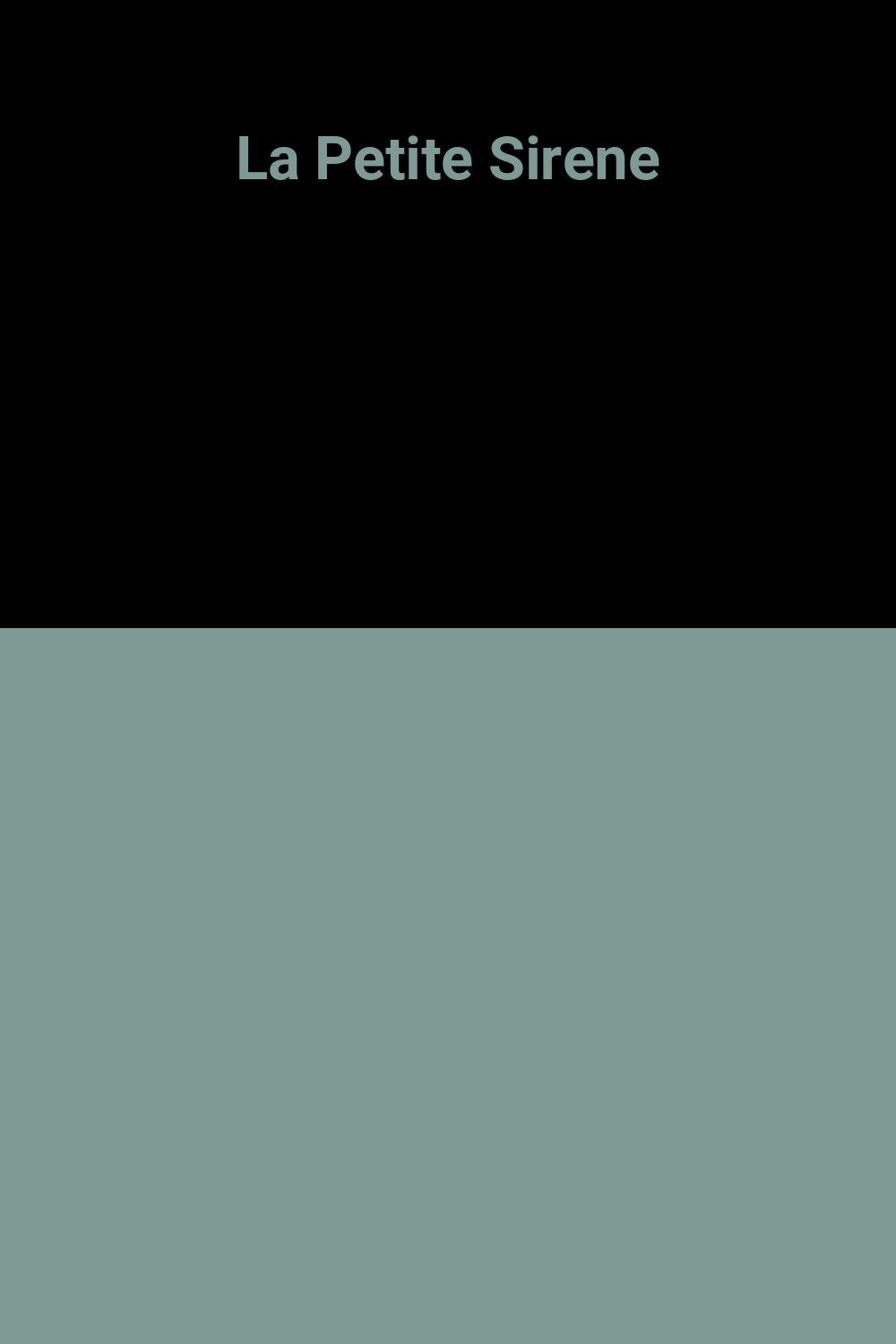 La Petite Sirene 9782894296615