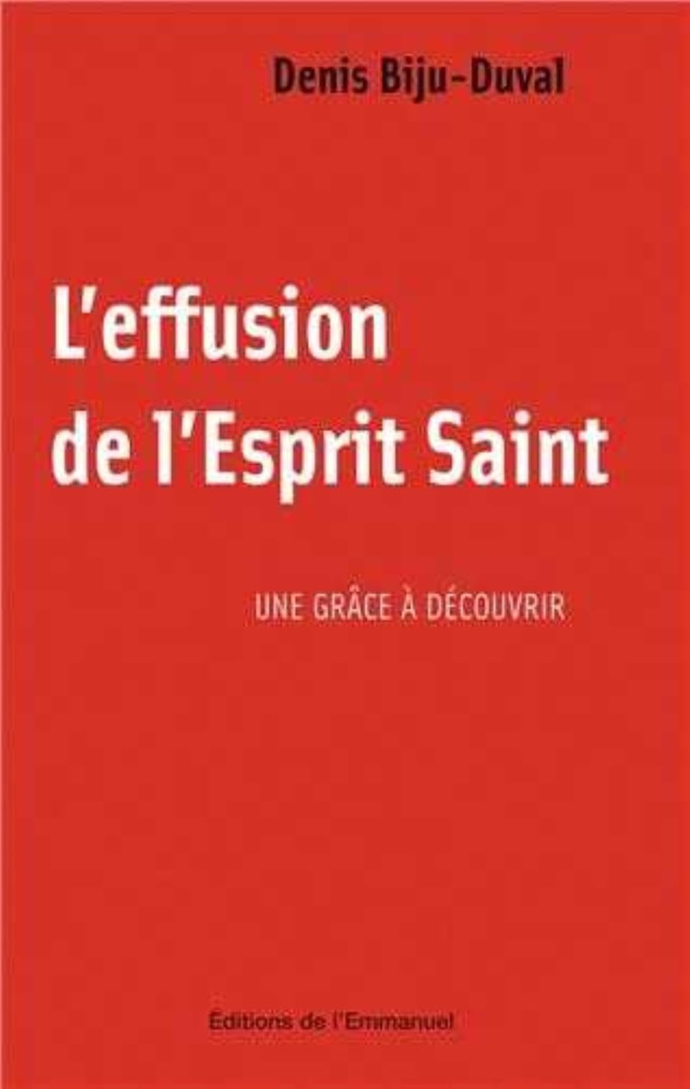 L'effusion de l'Esprit Saint : Une grâce à découvrir 9782353890453