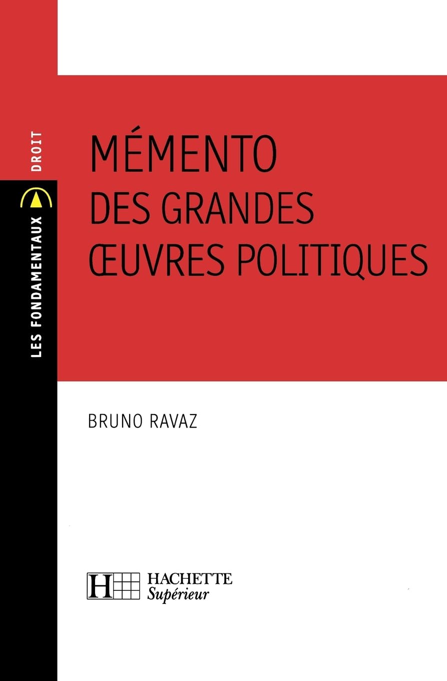 Mémento des grandes oeuvres politiques 9782011458094