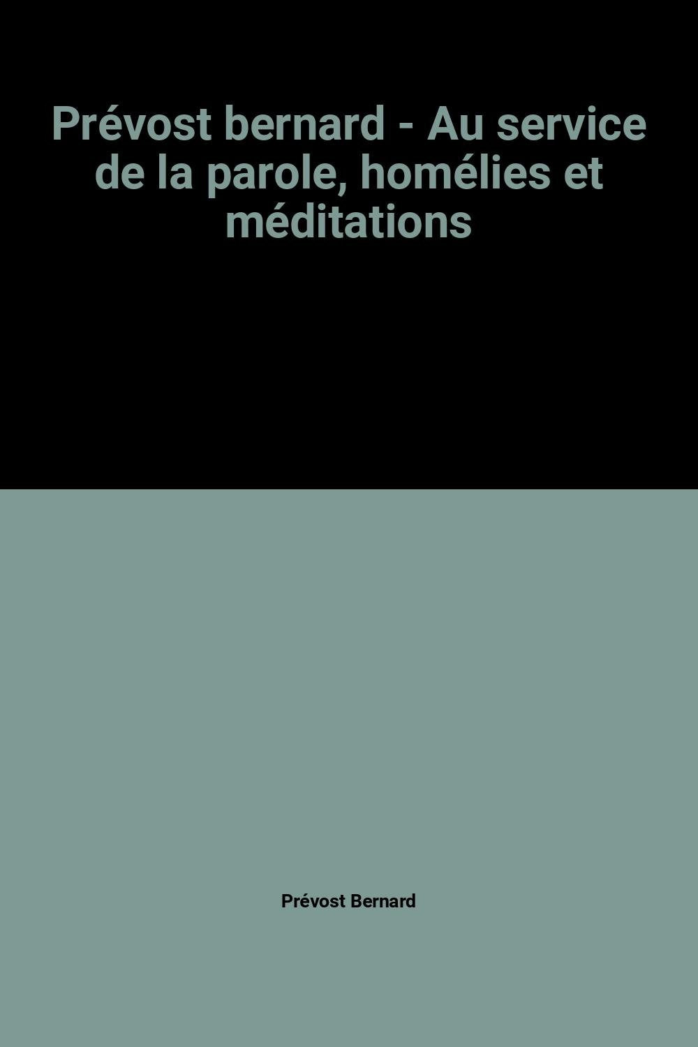 Au service de la parole. homelies et méditations pour les trois annees litu 9782903242022